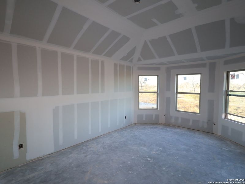 In-progress construction of a new home in Cinco Lakes, San Antonio, TX (Image 28).