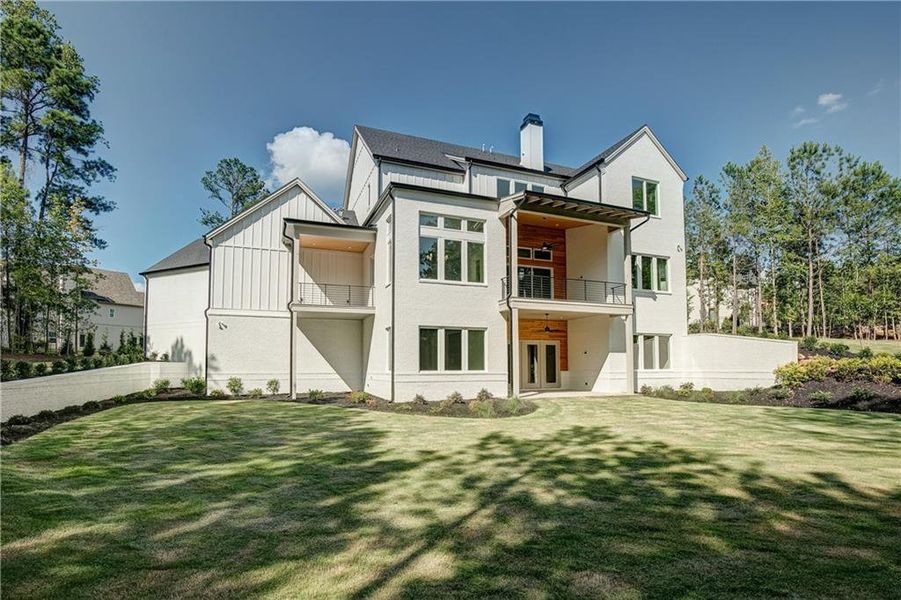 Exterior details and patio area of a home in , Newnan (Image 35).