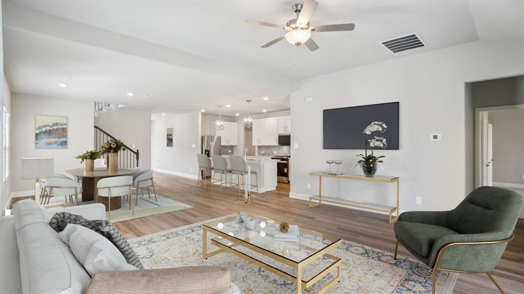 Photo is not of the actual home, but is an inspirational photo of builder’s model home and may depict options, furnishings, and/or decorator features that are not included.