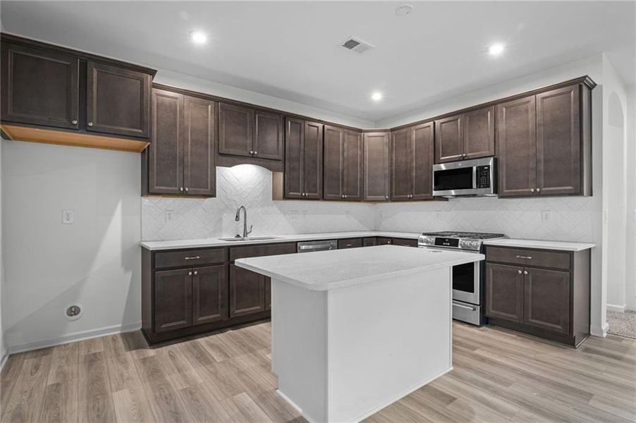 Furnished interior view inside a new home in Laurel Farms, Dallas (Image 10).