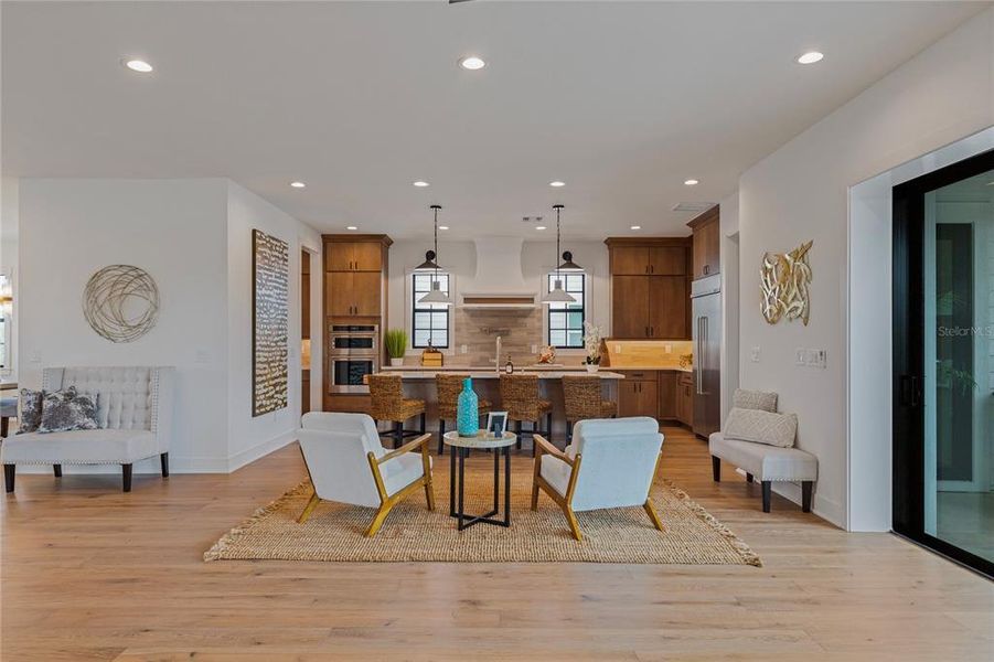 Furnished interior view inside a new home in , St. Petersburg (Image 12).