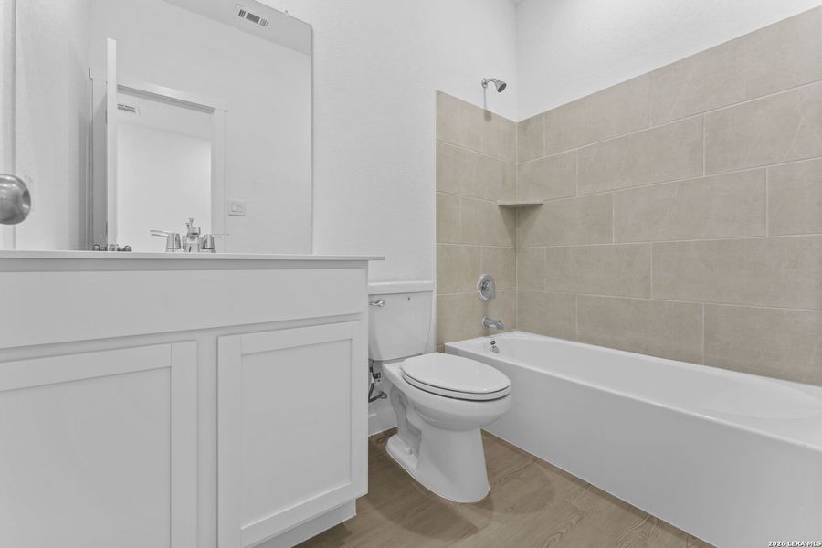 Furnished interior view inside a new home in Waterwheel, San Antonio (Image 5).