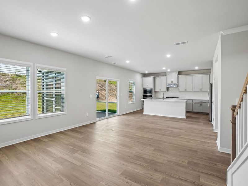 Spacious, unfurnished interior of a new home in The Heritage at Buffaloe Reserve, Raleigh (Image 11). Spacious, unfurnished interior of a new home in The Heritage at Buffaloe Reserve, Raleigh (Image 11).