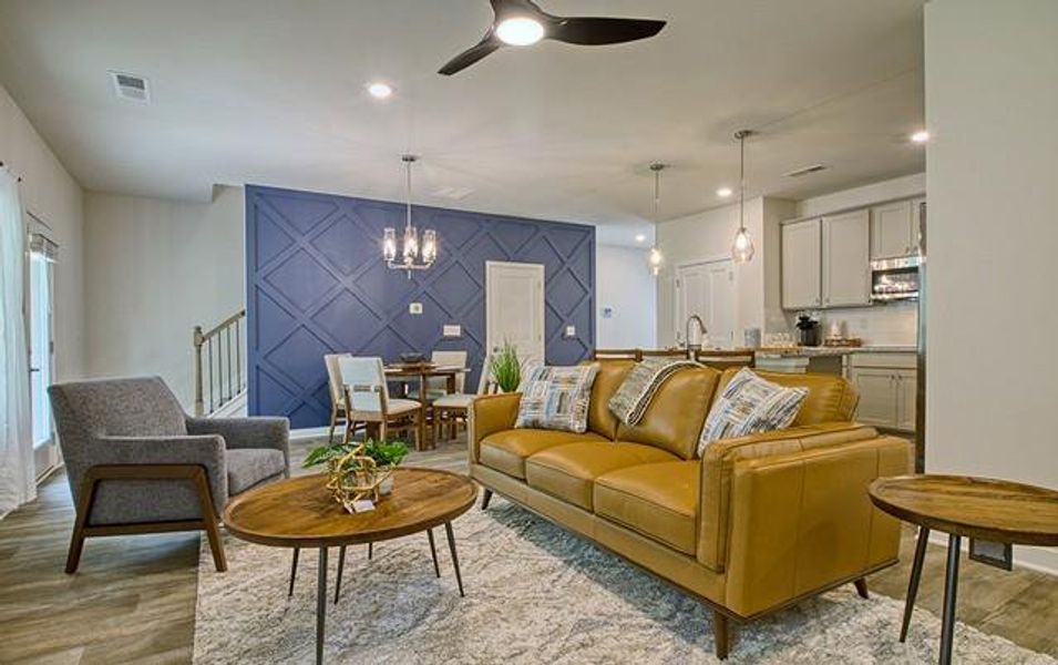 Furnished interior view inside a new home in Jones Crossing, Hogansville (Image 33).