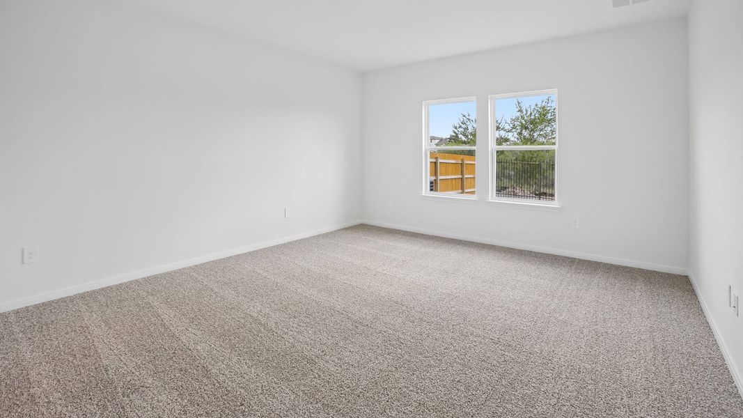 Spacious, unfurnished interior of a new home in Prairie Lakes, Buda (Image 30).
