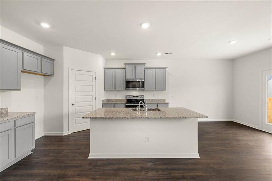 Furnished interior view inside a new home in The Reserve at Calcutta, Stockbridge (Image 8).