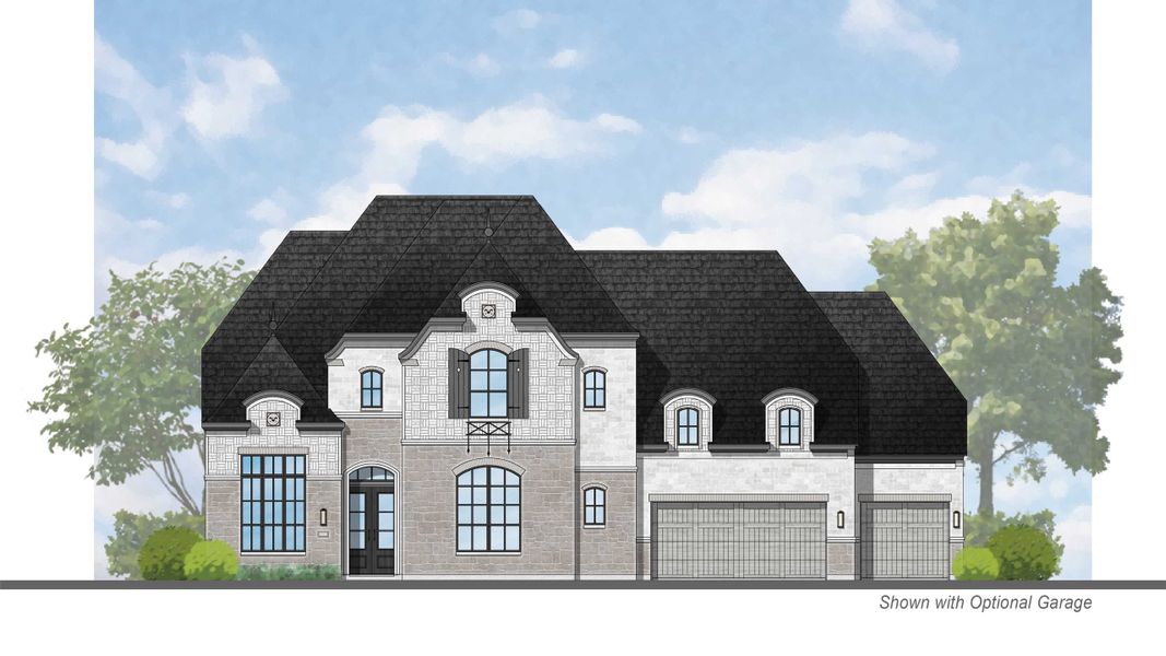 Representative rendering of the exterior for the 608 by Highland Homes (Image 24). Representative rendering of the exterior for the 608 by Highland Homes (Image 24).