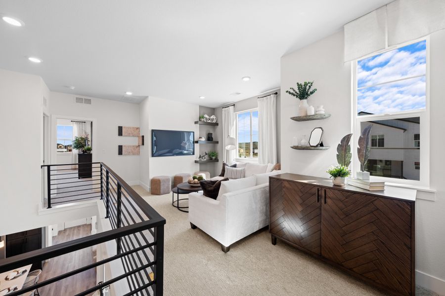 Representative furnished interior of a home built from the 3 by Trumark Homes in Trumark Homes at Sterling Ranch, Littleton (Image 16).