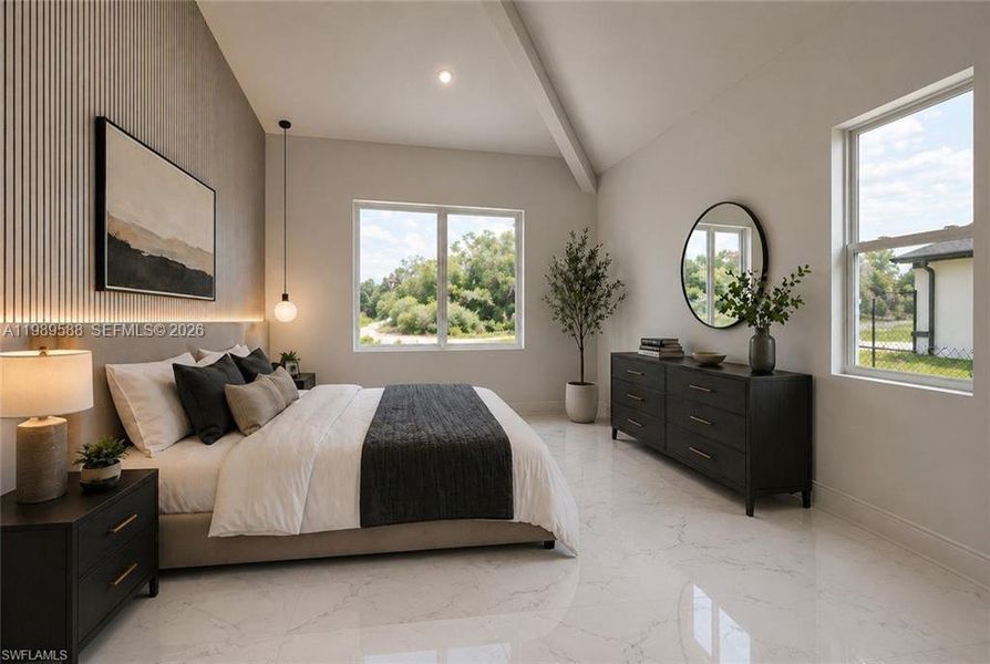 Furnished interior view inside a new home in , Lehigh Acres (Image 16).