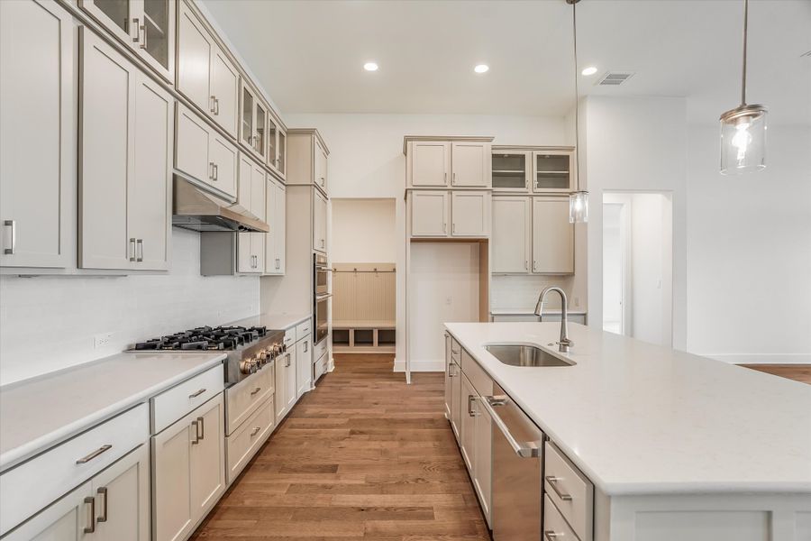 Representative furnished interior of a home built from the Bandera II by Giddens Homes in Whispering Wind, Bertram (Image 76).