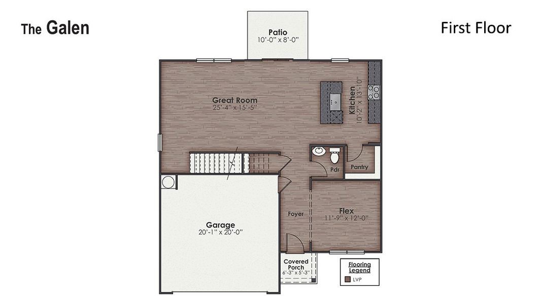 2D floor plan layout of this home in Bella Point, Bolivia, NC (Image 3).