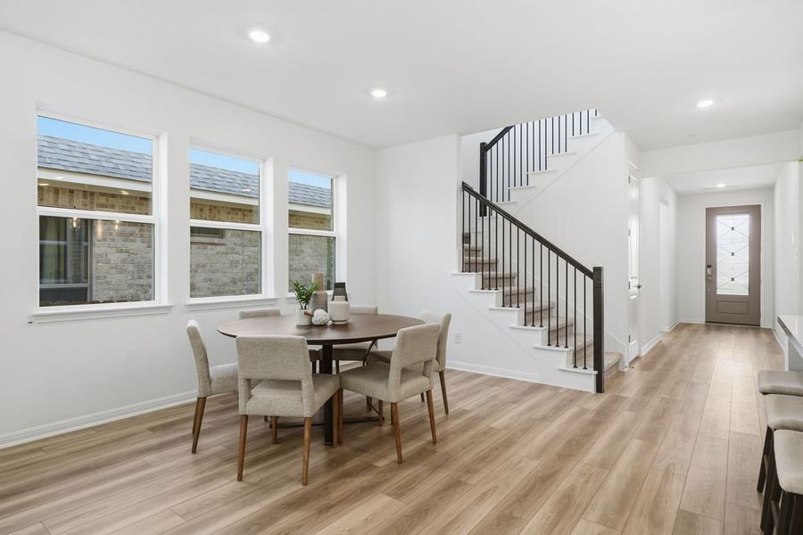 Furnished interior view inside a new home in Parkside on the River, Georgetown (Image 10). Furnished interior view inside a new home in Parkside on the River, Georgetown (Image 10).