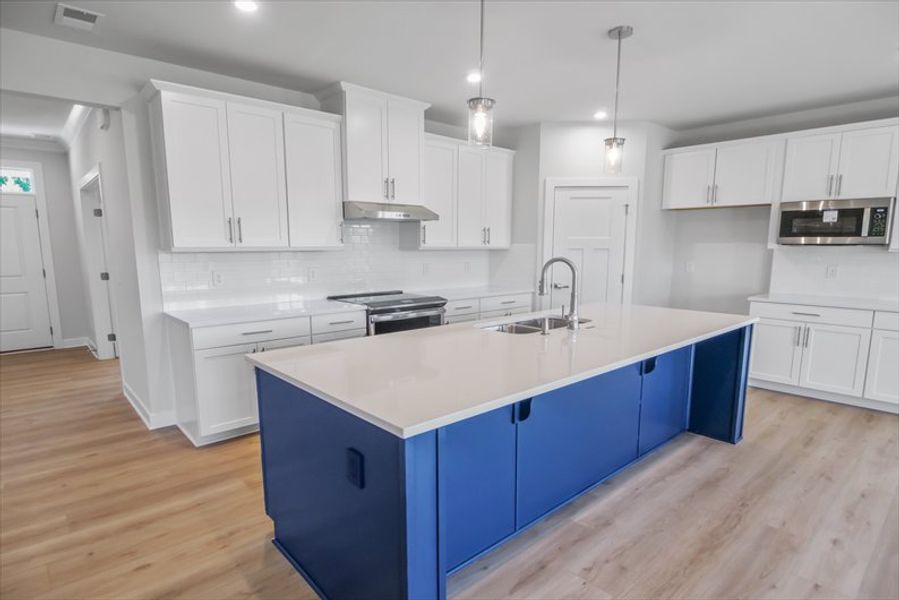Furnished interior view inside a new home in Everly Estates, Spartanburg (Image 3).