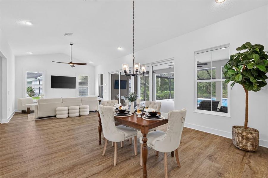 Furnished interior view inside a new home in , The Villages (Image 6).