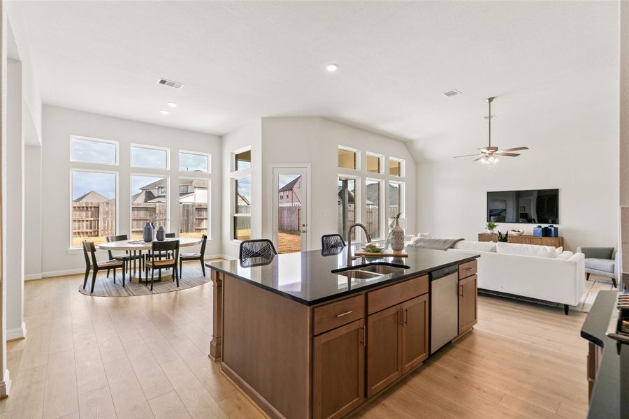 Furnished interior view inside a new home in Sunterra, Katy (Image 19). Furnished interior view inside a new home in Sunterra, Katy (Image 19).