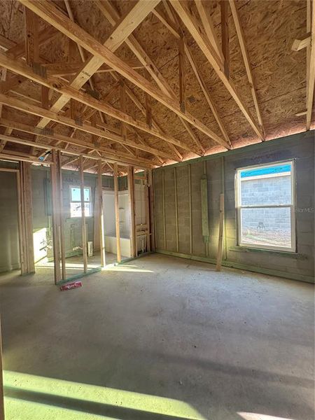 In-progress construction of a new home in Densan Park, Oxford, FL (Image 27).
