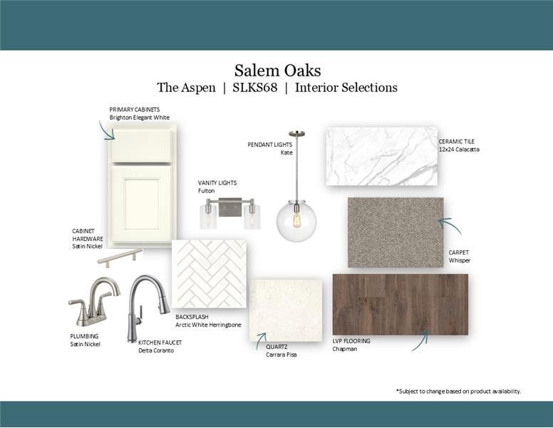 Sample of building materials used in homes in Salem Oaks, Murfreesboro (Image 3).