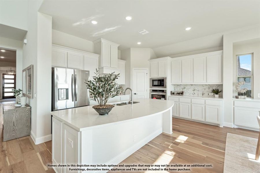 Furnished interior view inside a new home in Painted Tree, McKinney (Image 20).