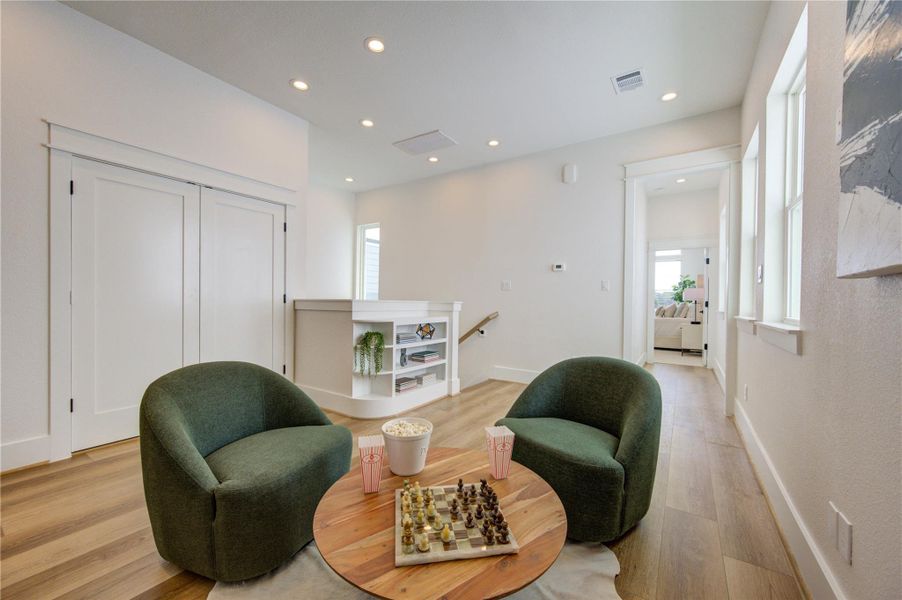 Furnished interior view inside a new home in , Houston (Image 37).