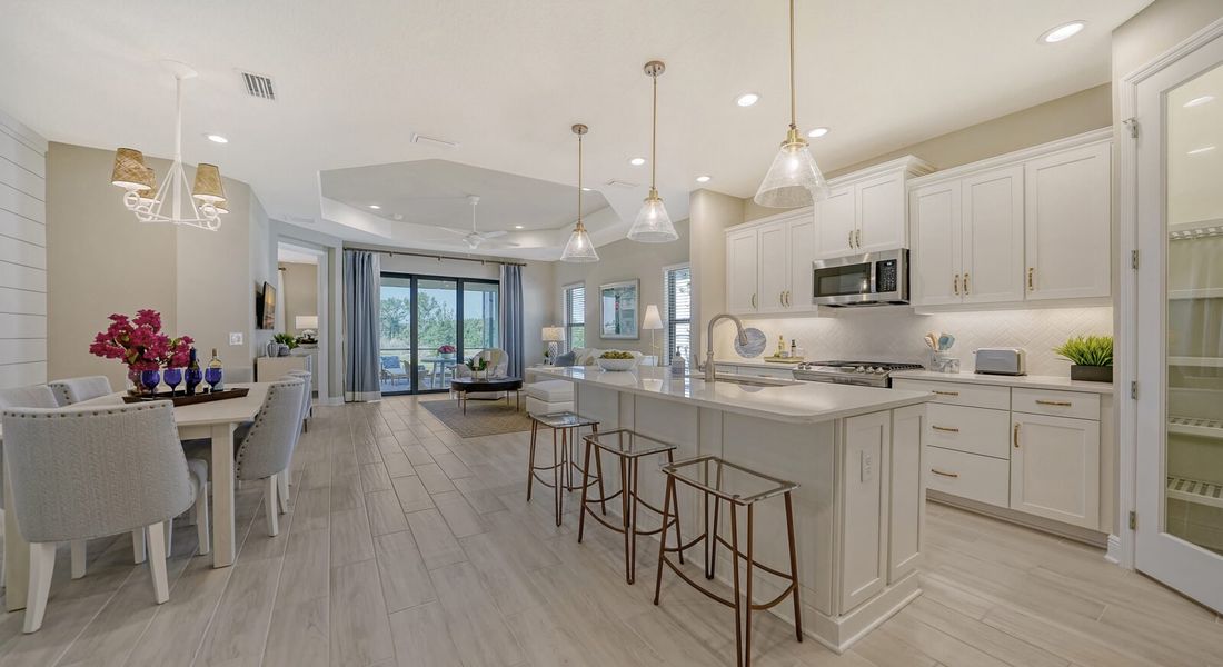 Representative furnished interior of a home built from the Tidewinds 2 by Neal Communities in Vistera of Venice, Venice (Image 10).