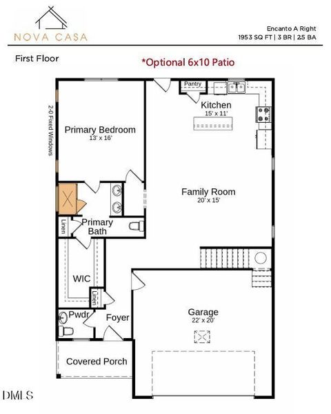 Floorplan 1st floor