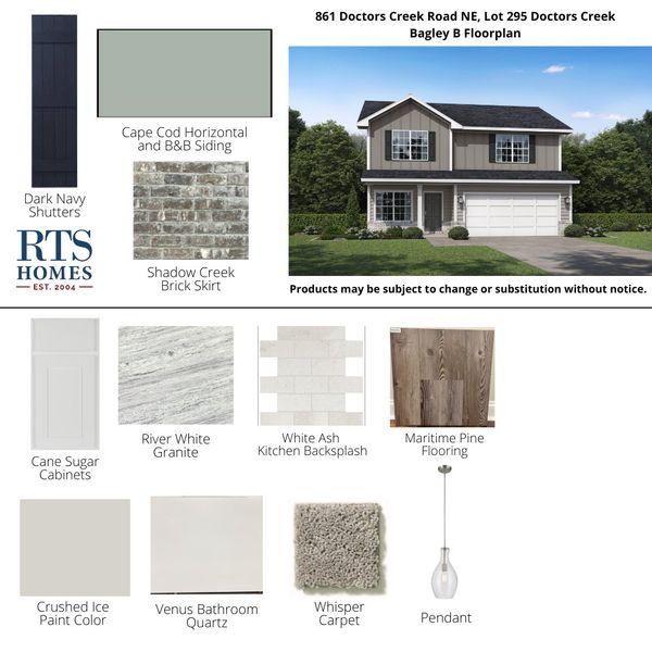 2D floor plan layout of this home in Doctor's Creek, Ludowici, GA (Image 3). 2D floor plan layout of this home in Doctor's Creek, Ludowici, GA (Image 3).