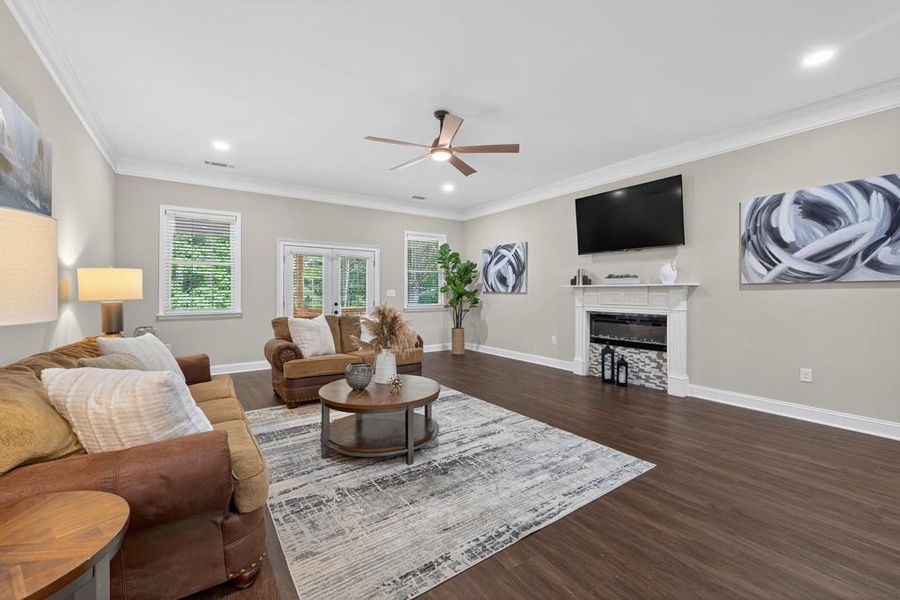 Furnished interior view inside a new home in , Oxford (Image 48). Furnished interior view inside a new home in , Oxford (Image 48).