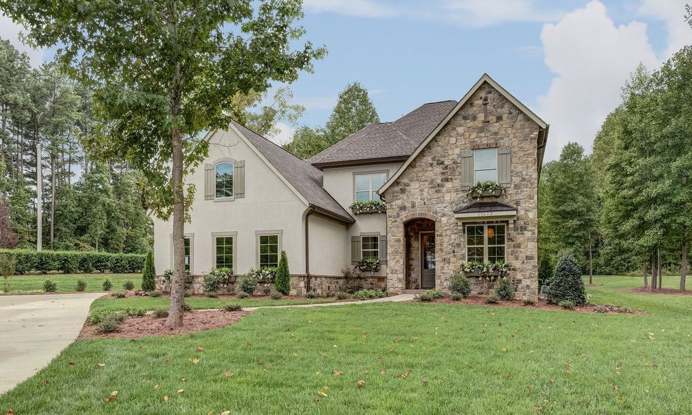 Representative exterior photo of a completed home built from the Huntley by Classica Homes in Riverchase Estates, Lancaster, SC (Image 29).