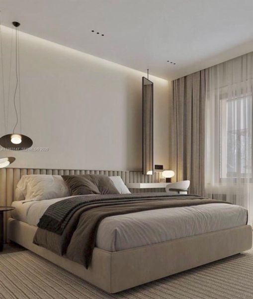 Furnished interior view inside a new home in , Pompano Beach (Image 3). Furnished interior view inside a new home in , Pompano Beach (Image 3).