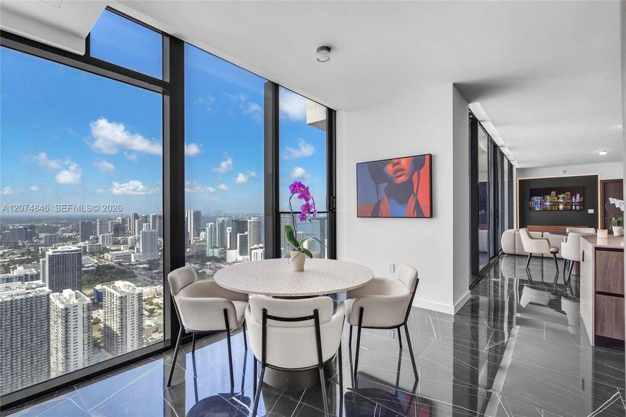 Furnished interior view inside a new home in , Miami (Image 10). Furnished interior view inside a new home in , Miami (Image 10).