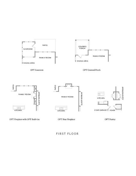 Options - First Floor Options - First Floor