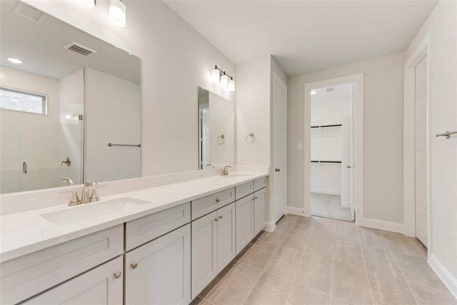 Furnished interior view inside a new home in Villages of Creekwood, Frisco (Image 14).