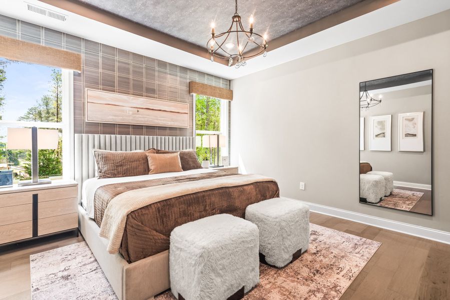 Representative furnished interior of a home built from the Maxwell by Fischer Homes in Easton Park, Dallas (Image 27).