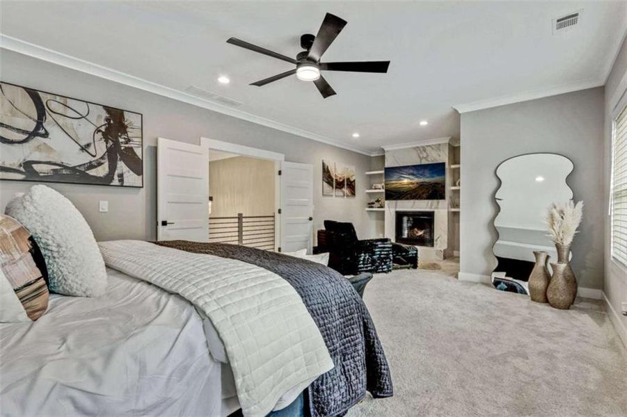 Furnished interior view inside a new home in , Powder Springs (Image 13). Furnished interior view inside a new home in , Powder Springs (Image 13).