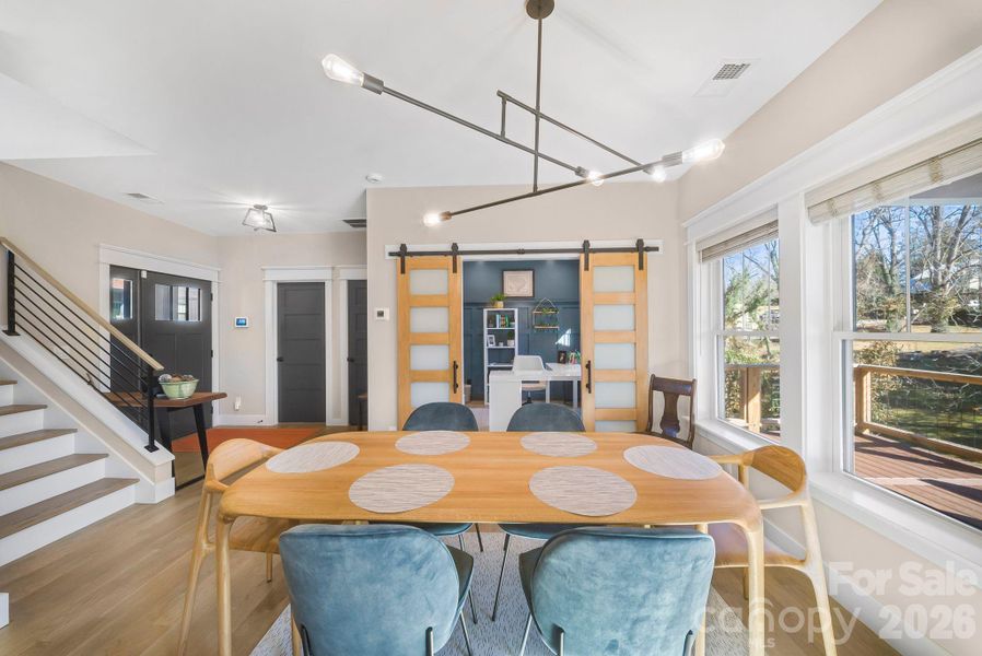 Furnished interior view inside a new home in , Asheville (Image 11).