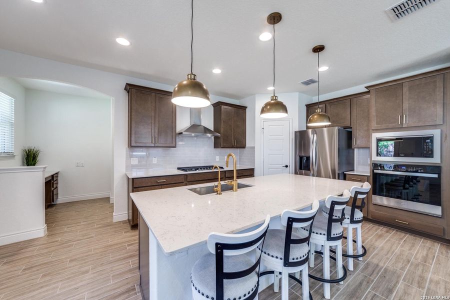 Furnished interior view inside a new home in Bison Ridge, San Antonio (Image 15).