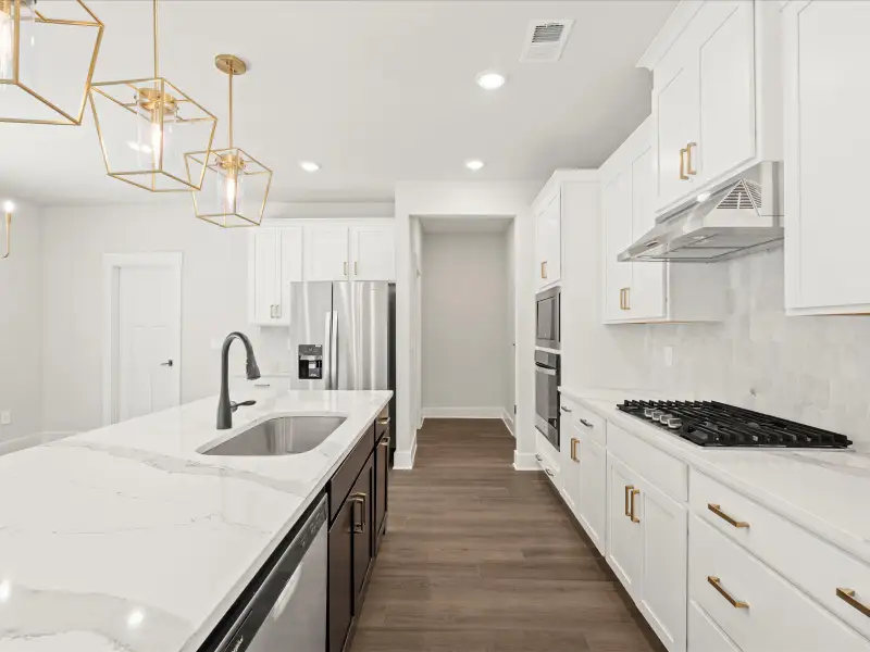 Furnished interior view inside a new home in Crossing at Abner Creek, Greer (Image 3).