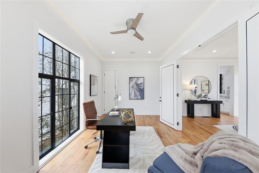 Furnished interior view inside a new home in , Brookhaven (Image 11).