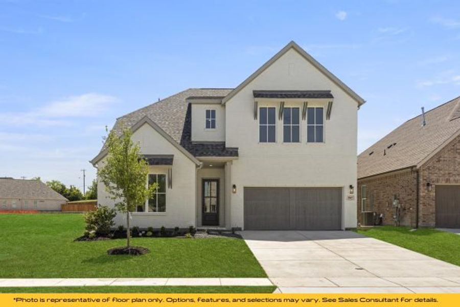 Representative exterior photo of a completed home built from the The Barbados by Stonefield Homes in The Highlands, Rockwall, TX (Image 29).