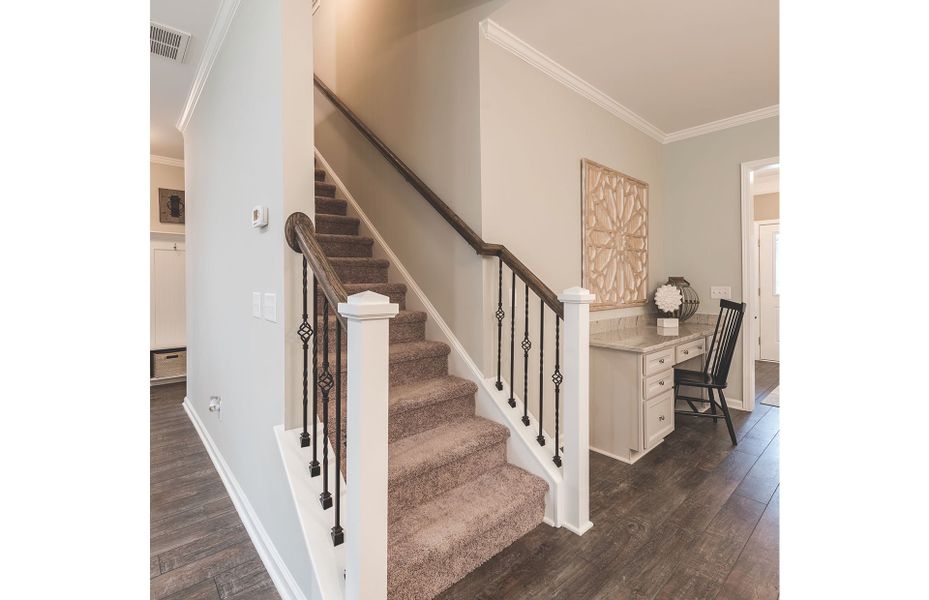 Spacious, unfurnished interior of a new home in Crescent Cove, Myrtle Beach (Image 16). Spacious, unfurnished interior of a new home in Crescent Cove, Myrtle Beach (Image 16).