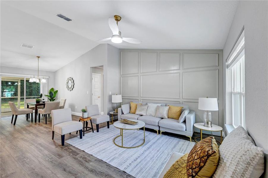 Furnished interior view inside a new home in , Ocala (Image 5).