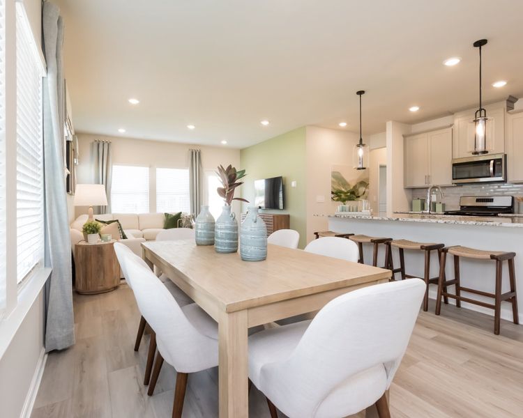 Furnished interior view inside a new home in Avalon - Reserve Series, Conyers (Image 6).