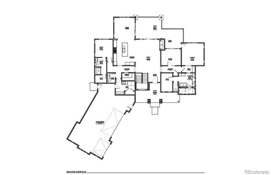2D floor plan layout of this home in , Parker, CO (Image 3).