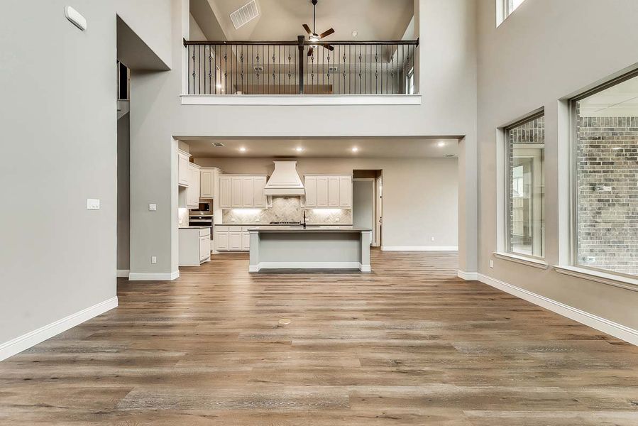 Representative unfurnished interior of a home built from the Bingham by Pacesetter Homes in Timberbrook, Justin (Image 17). Representative unfurnished interior of a home built from the Bingham by Pacesetter Homes in Timberbrook, Justin (Image 17).