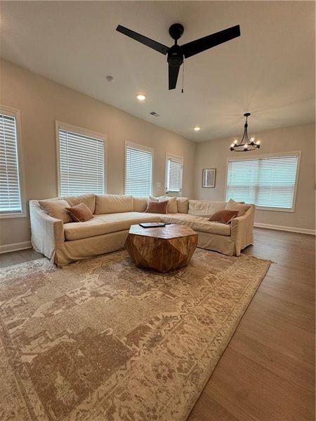 Furnished interior view inside a new home in Winsome Park, Woodstock (Image 7). Furnished interior view inside a new home in Winsome Park, Woodstock (Image 7).