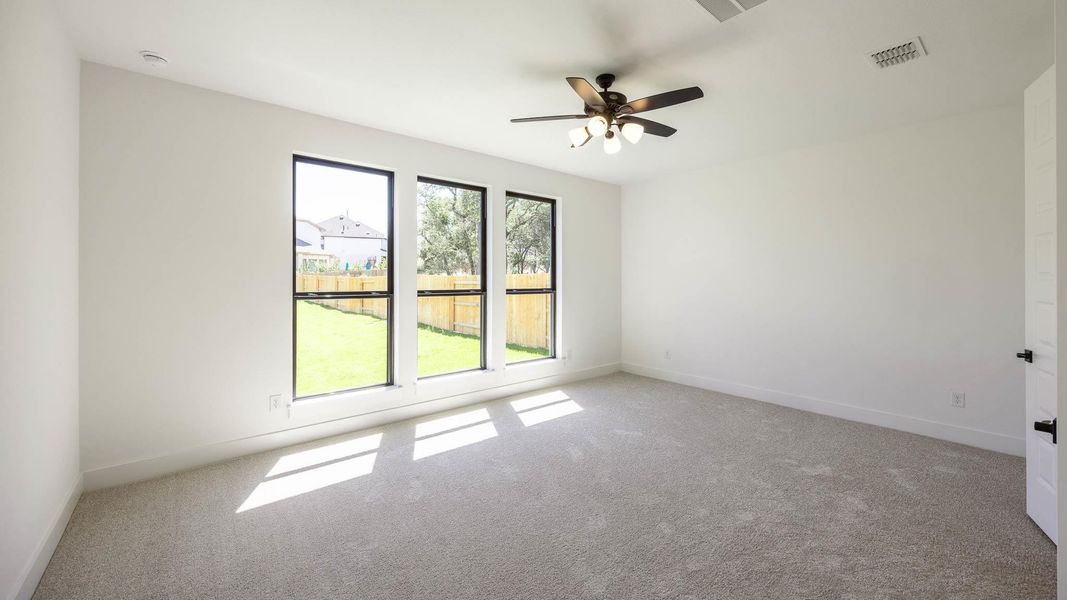 Spacious, unfurnished interior of a new home in Parkside on the River, Georgetown (Image 11). Spacious, unfurnished interior of a new home in Parkside on the River, Georgetown (Image 11).