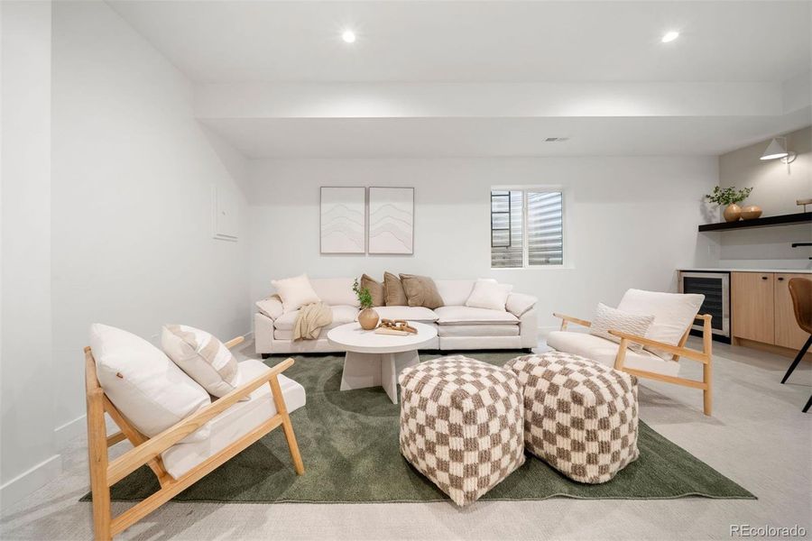 Furnished interior view inside a new home in , Denver (Image 7).