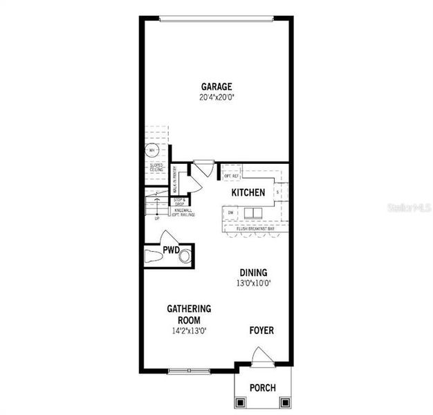 Catalina Floorplan - First Floor