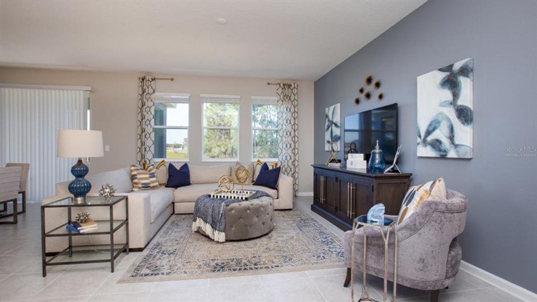 Furnished interior view inside a new home in Astonia: Estate Collection, Davenport (Image 3).