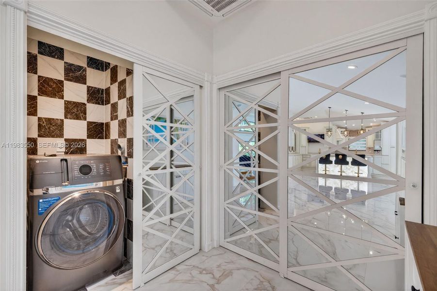 Furnished interior view inside a new home in , Biscayne Park (Image 39).